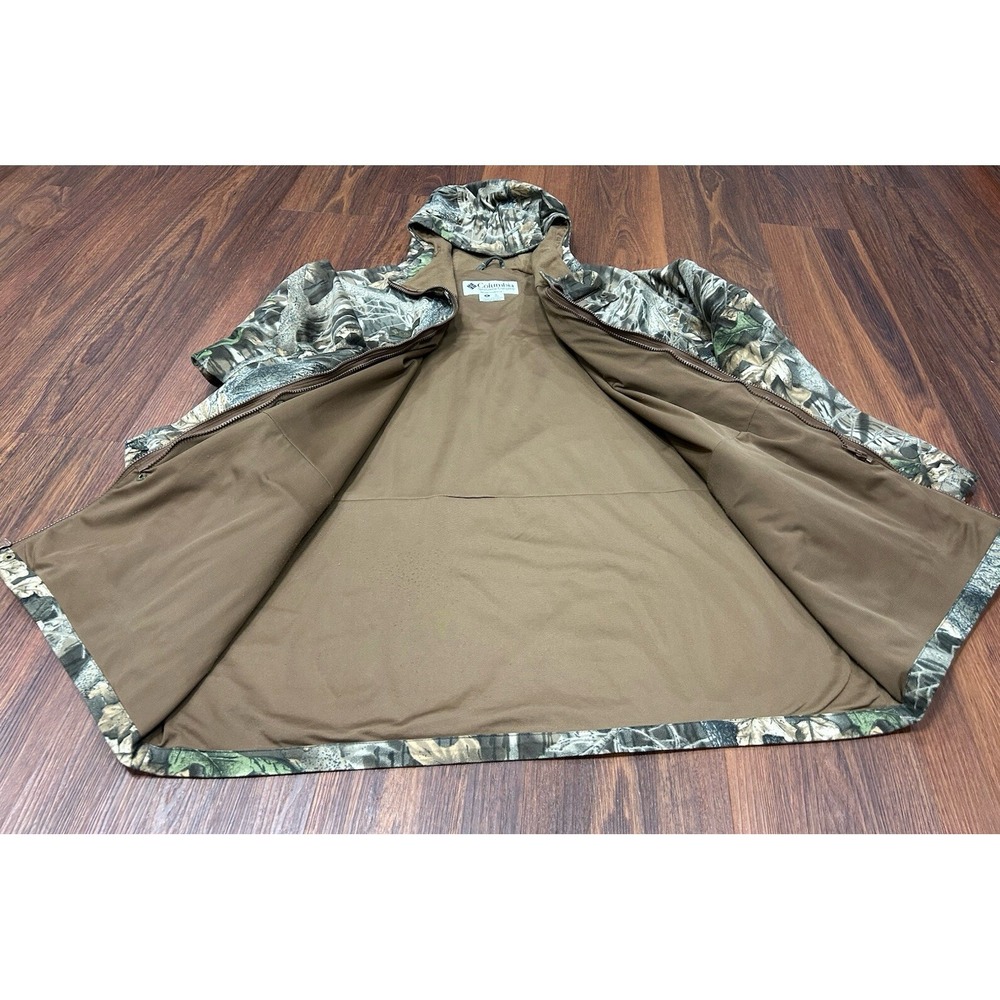 Columbia Sportswear Real Tree Camo Fleece‎ Hunting Mens Jacket XL Good Condition - Picture 11 of 16
